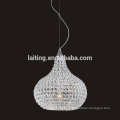 Lustre en cristal bon marché globe pendentif lampe moderne 71107